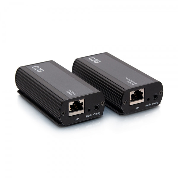 Picture of C2G - Cables to Go C2G-C2G54279 1 Port USB C Extender Plenum Transmitter to Receiver Kit USB 3.2 Generation 1