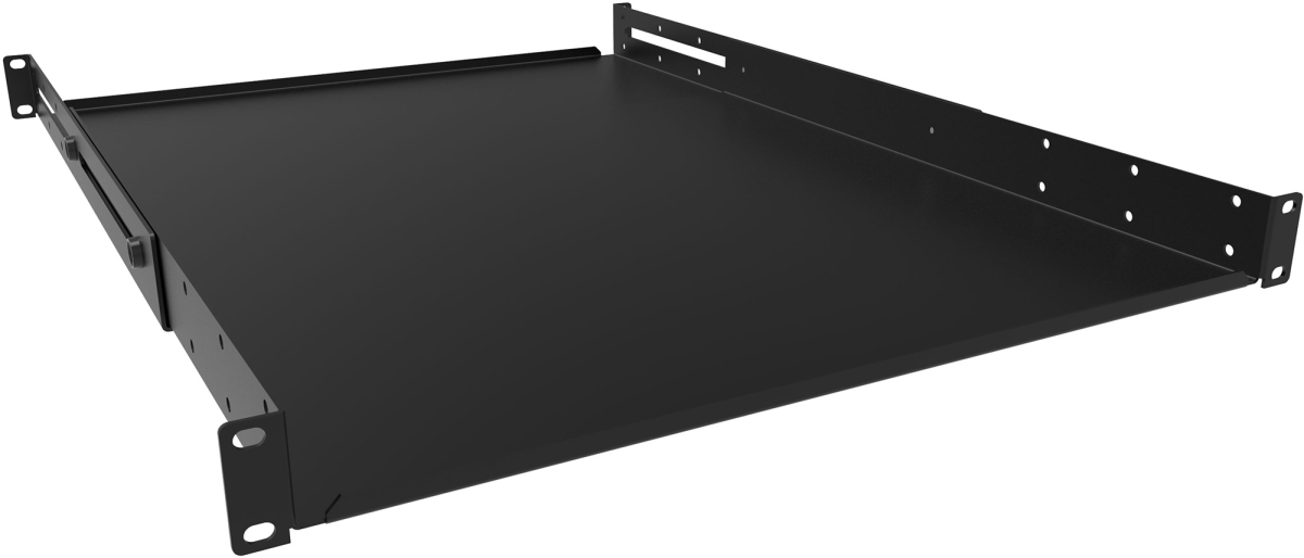 HMND-ADSU1825BK 1.72 x 19 in. 18 x 25 in. 1RU Adjustable Solid Shelf, Black