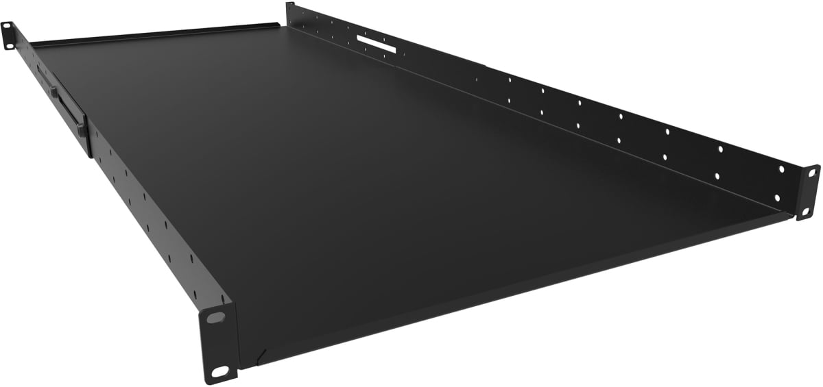 HMND-ADSU3642BK 1.72 x 19 in. 36 x 42 in. 1RU Adjustable Solid Shelf, Black