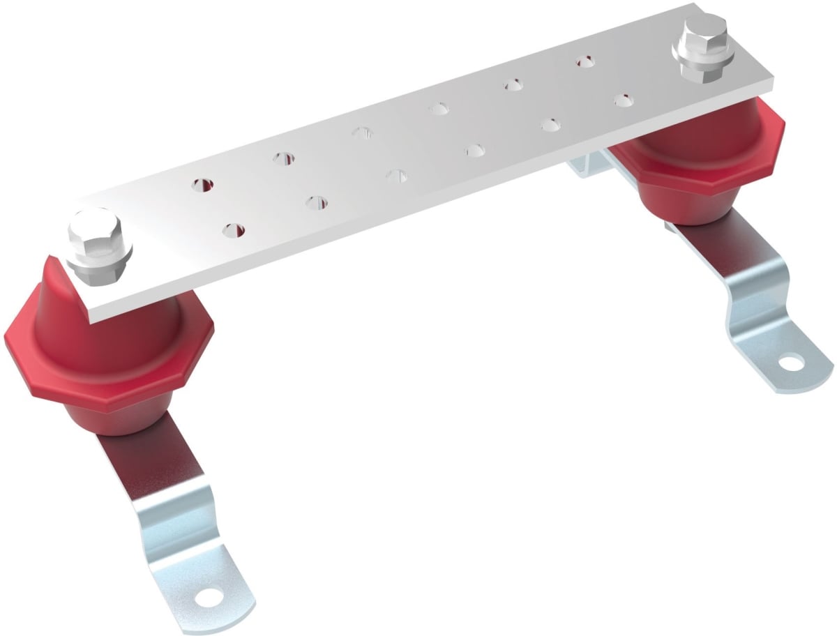HMND-BUSBAR2X10 2 x 10 in. Copper Ground Bus Bar