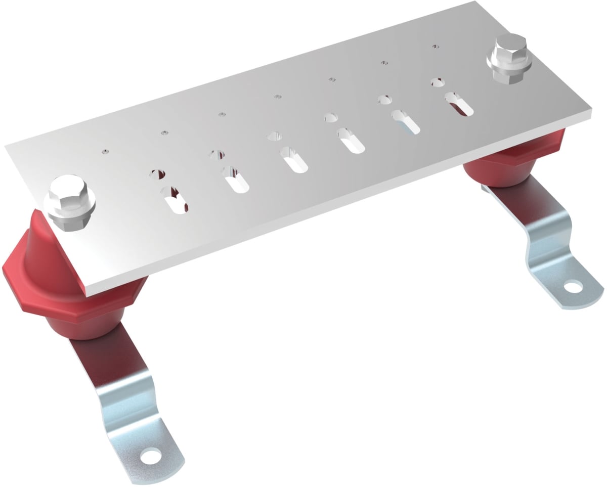 HMND-BUSBAR4X10 4 x 10 in. Copper Ground Bus Bar