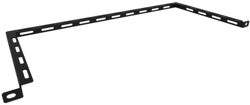 HMND-HCM198BK 8 in. Offset Cable Lacing Strip, Black Pack of 10