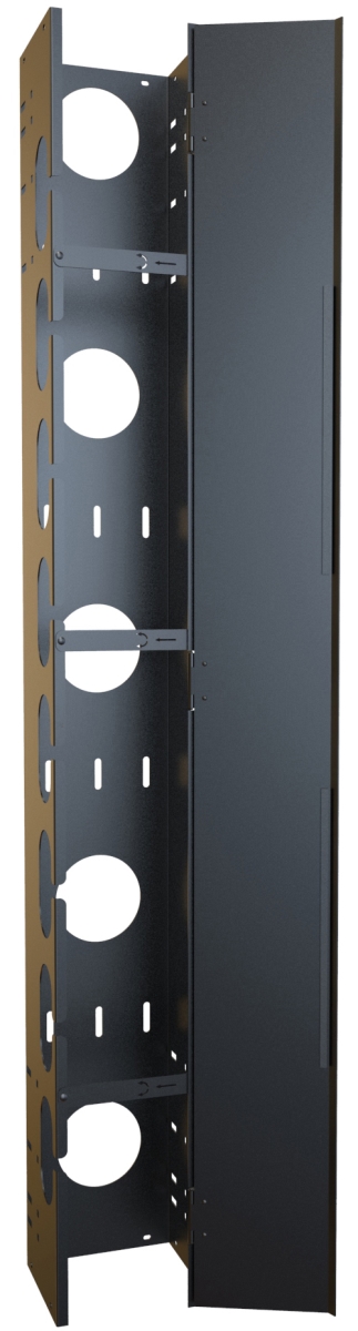 HMND-RB-VCM24 6 x 5 in. 24RU Vertical Rack Manager with Door