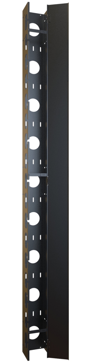 HMND-RB-VCM48 6 x 5 in. 48RU Vertical Rack Manager with Door
