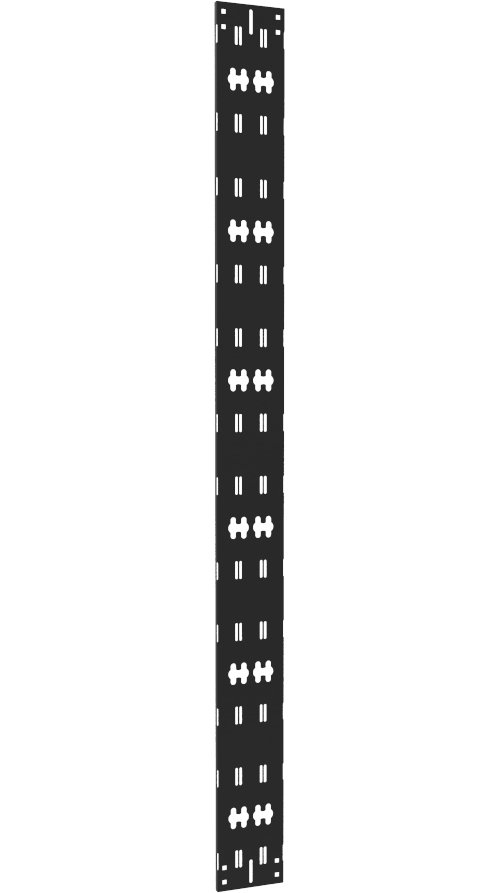HMND-VCTPDU73 42RU Vertical Cable Tray with PDU Mounting, Black