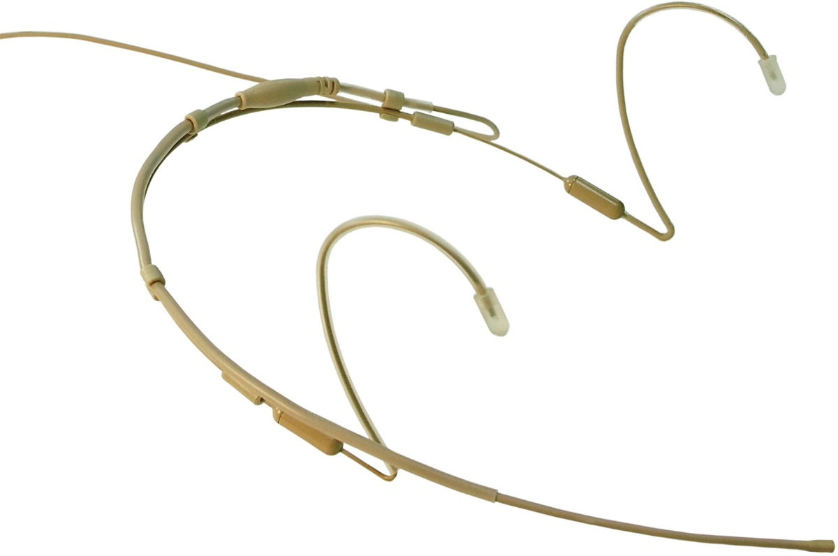 POI-CO-8WDXMP-BE Omnidirectional Headset Microphone for Mipro, Beige