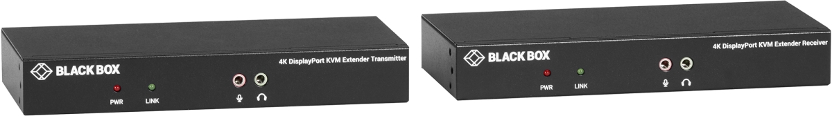 Picture of Black Box BBX-KVXLCDP-100 Catx 4k SH DP USB 2 Audio Local Video Extender Kit&#44; Blue