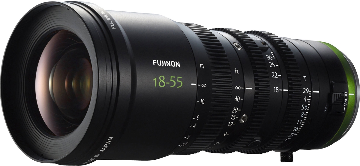 Picture of Fujinon FUJI-MK18-55-MFT Mft Mount 4K Cine Zoom Lens&#44; Black