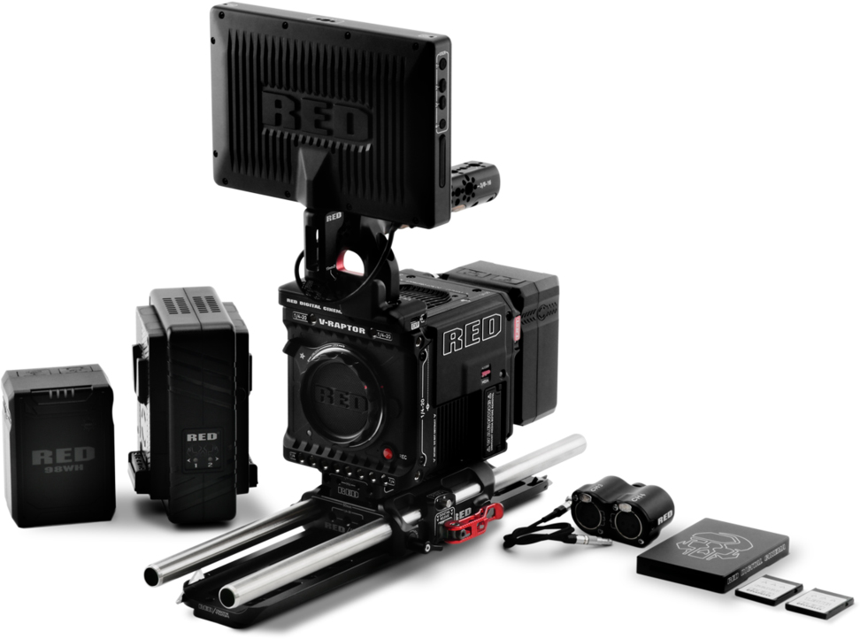 Picture of RED Camera REDC-710-0357 V-Raptor Production Lite System Camera with Batteries