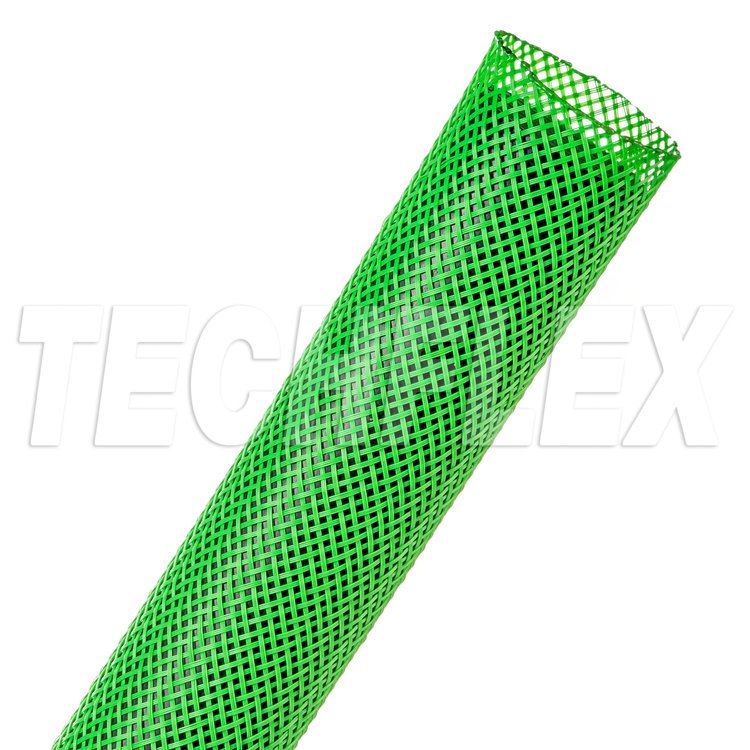 TFX-PTN100-NG250 250 ft. General Purpose Expandable Braided Sleeving, Neon Green