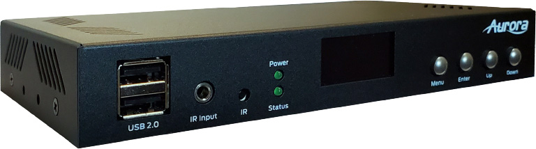 Picture of Aurora Multimedia AURA-IPXTC3ACFPR Generation 3 4K 10GB per Second Transceiver Box with 1 Out & Scaling&#44; Black