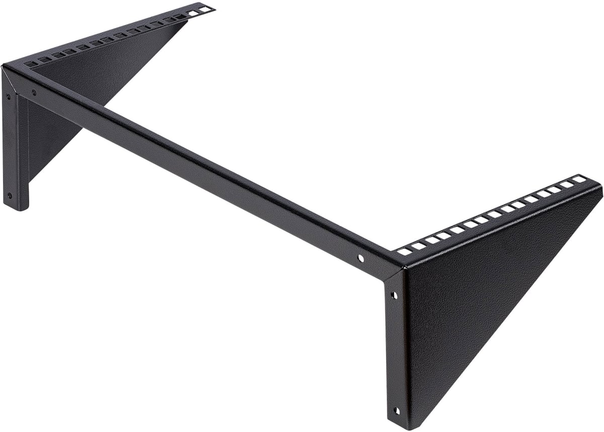 ST-RK519WALLV 19 in. 5RU Vertical Wall Mount Low Profile Open Rack with Wall Mounting Bracket