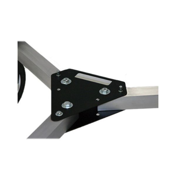 JJ-TD-600D3 32 in. Three Point Dolly with Adjustable Feet