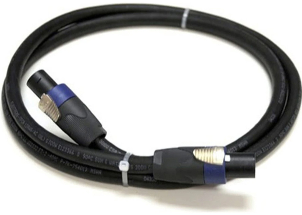 WWNL4015 Nl4 Speakon to Nl4 Speakon 12 Awg 4 Conductor Speaker Cable