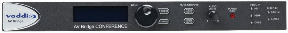 VAD-999-8215-000 Bridge Conference HD Encoder for Media Streaming IP or USB, Black