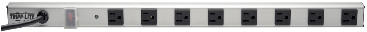 Tripp Lite TRL-SS240806 24 in. 8 Outlet Power Strip with Surge Suppression, Black