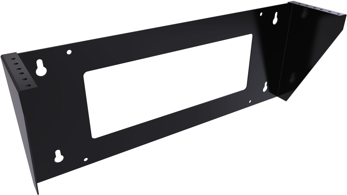 HMND-VPB192UBK 2RU Vertical Wall Mount Rack, Black