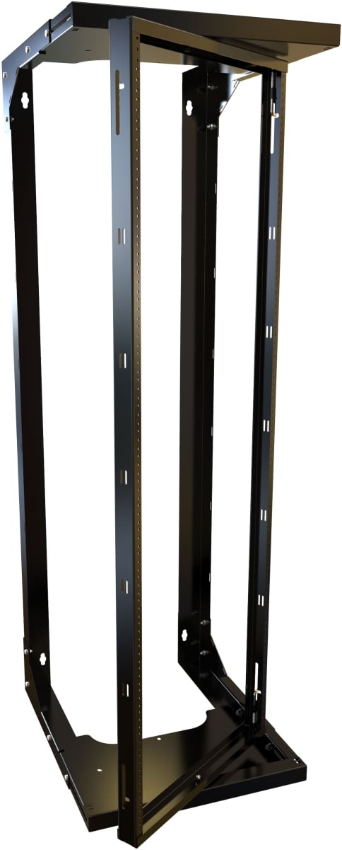HWMR1932UBK 32RU Pivot Adjustable Wall Rack, Black