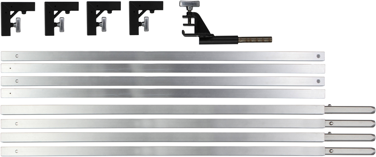 MSE-409708 8 x 8 ft. Overhead Butterfly Snap A Part Frame with 1 in. Square Tubing & Radiused Edges
