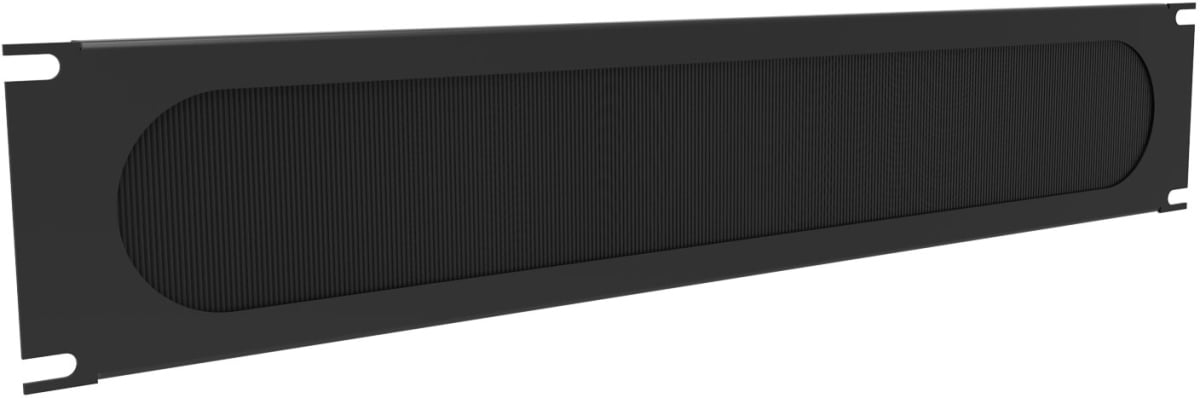 HMND-BRP2UBK 2RU Brushed Rack Panel