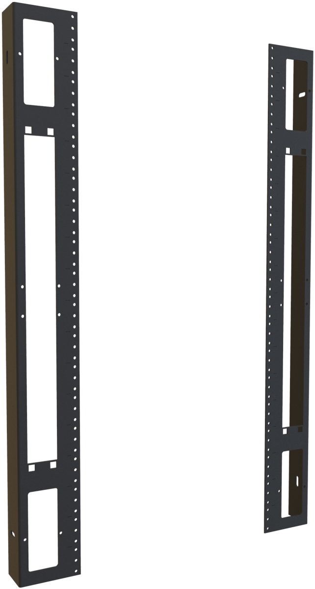 HMND-HWC3018UTR 30 in. 18RU 10-22 Threaded Rail for HWC Rack Cabinet