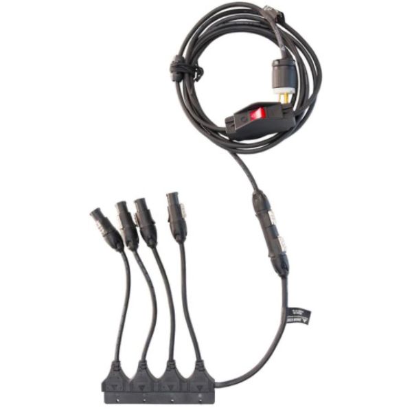 QSI-P4MB-NT-B-A Power 4 Multibank TRUE1 Splitter with Switch Assembly Type B US