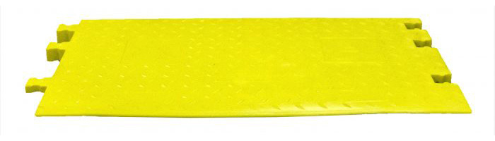 WSA-125-RFAH-DY 5-Channel Jacket Cable Protector AMS Modular Accessibility System for Female Ramp, Yellow