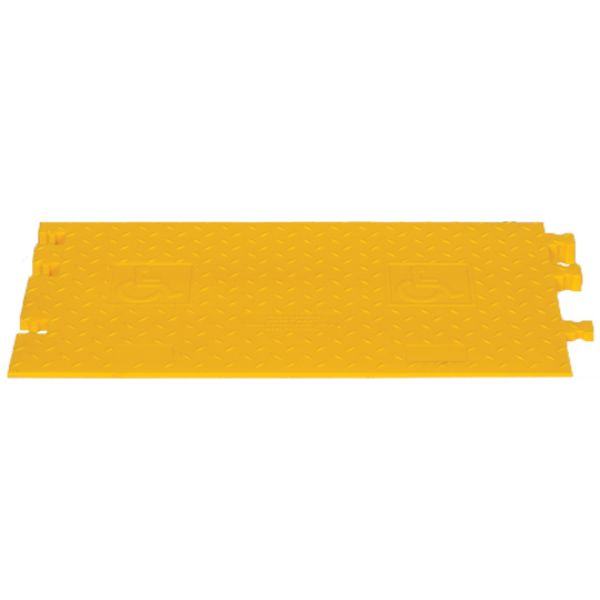 WSA-125-RMAH-DY 5-Channel Cable Protector Jacket AMS Modular Accessibility System for Male Ramp, Yellow