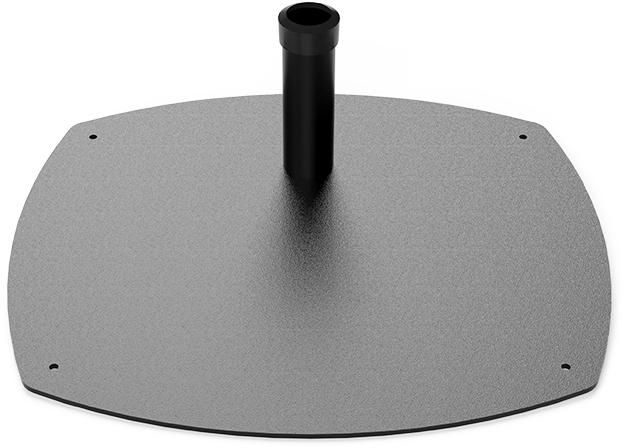 PMTS-PSP-S-BASE Low-Profile Single Pole Floor Stand with VPM VESA Mount for 50 Pound Load Capacity