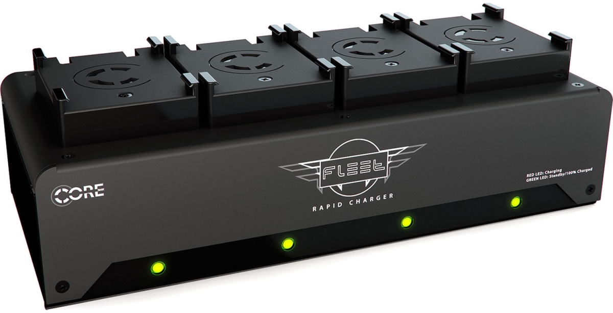 Picture of Core SWX CSW-FLEET-Q4FF Four Position FreeFly Movi Pro Fast Simultaneous Li-Po Charger