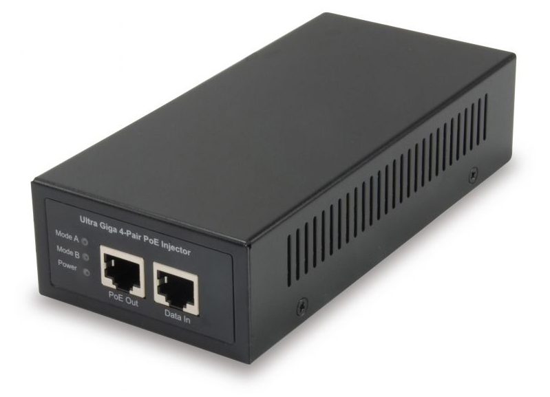 Picture of LevelOne LVL1-POI-5001 60 W 8-Pin Gigabit PoE Injector for 802.3 AT & AF