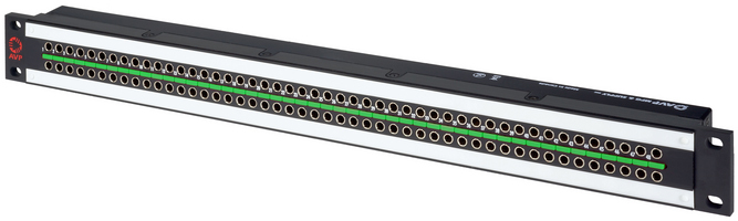 AV-U224E1-UHR2BZ 1RU Mini-BNC UHD Micro 12G Video Patch Panel for 2 x 24 Non-Normaled & Non-Terminated