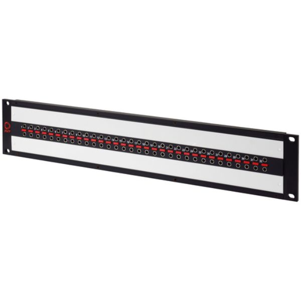 AVU224E2UB75R2BZ 2RU BNC UHD Micro 12G Video Patch Panel for 2x24 Normaled & Terminated
