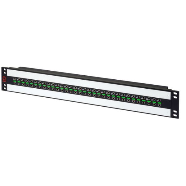 AV-U232E15UBR2BZ 1.5RU BNC UHD Micro 12G Video Patch Panel for 2x32 Non-Normaled & Non-Terminated
