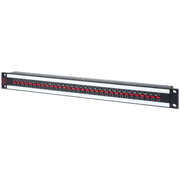 AVU232E1UBN75RBZ 1RU BNC UHD Micro 12G Video Patch Panel for 2x32 Normaled & Terminated