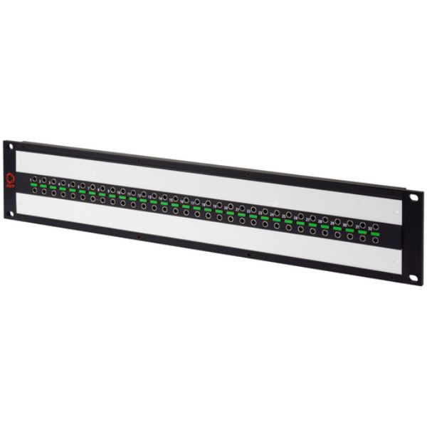 AV-U232E2UBR2-BZ 2RU BNC UHD Micro 12G Video Patch Panel for 2x32 Non-Normaled & Non-Terminated