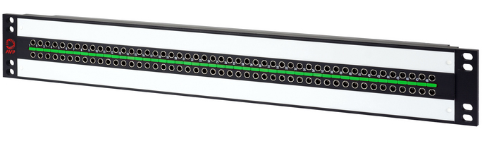 AV-U248E15UHR2BZ 1.5RU Mini-BNC UHD Micro 12G Video Patch Panel for 2x48 Non-Normaled & Non-Terminated