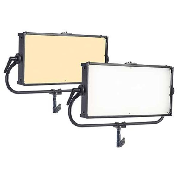 Picture of Chroma-Q CHRQ-CQ647-2000 Space Force One Two V LED Light Panel with Yoke & TRUE1 to 5-15P Cable&#44; Black