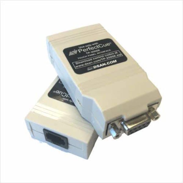 DSA-TP-2000X-PC RS485-To-RS232 Adapter to Allow Cue Lights to Be Triggered Touch Panel Control Systems