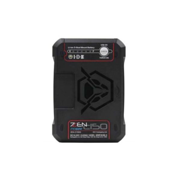 Picture of IDX IDX-ZEN-C150G Zenith Series 145Wh Three-Stud Mount Camera Battery with Dual D-Taps & 15.2 Amps Max Draw