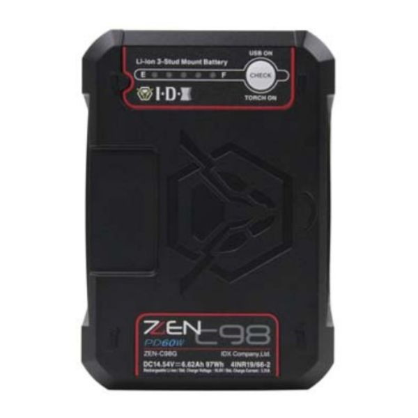 -ZEN-C98G Zenith Series 97Wh Three-Stud Mount Camera Battery with Dual D-Taps & 12.7 Amps Max Draw