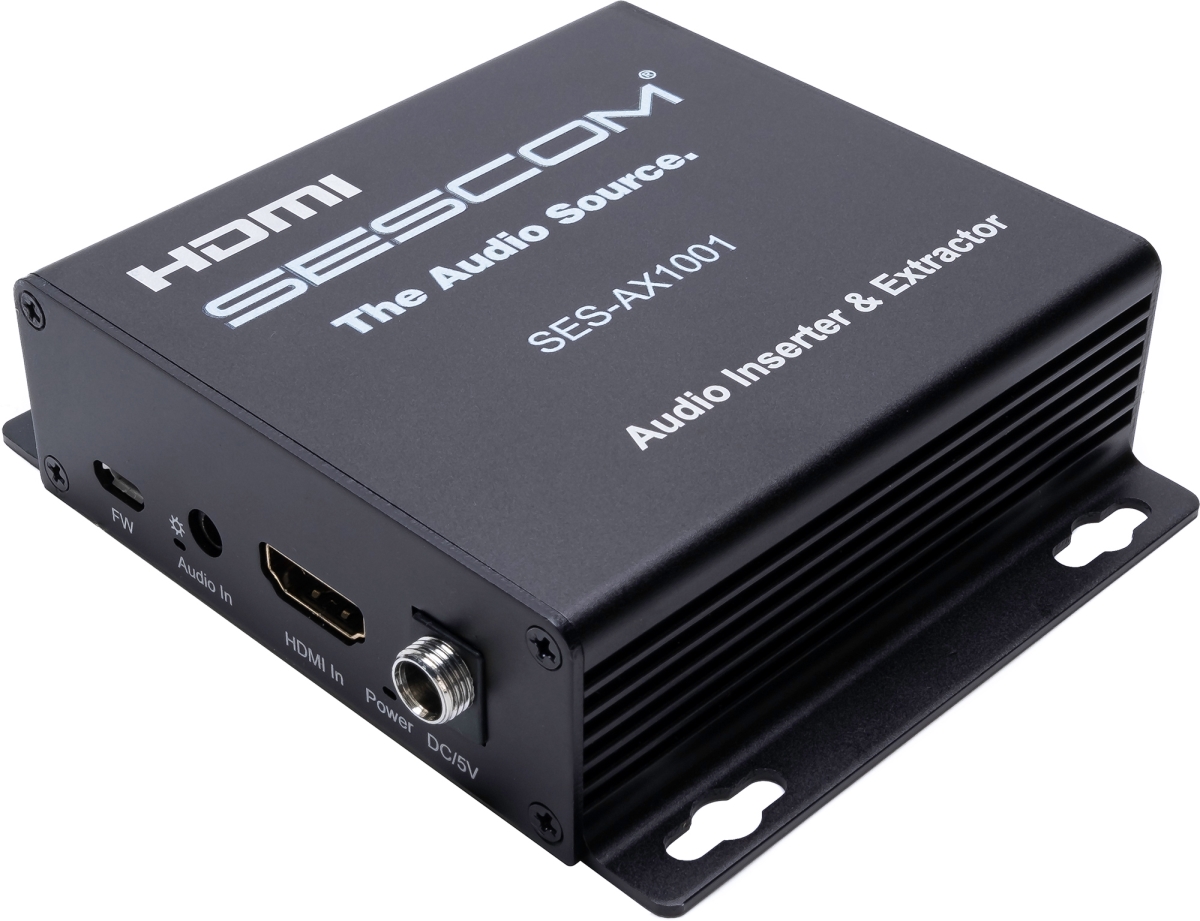 SES-AX1001 HDMI Audio Embedder & Extractor for Supports 4K 60HZ 4-4-4 -  Sescom