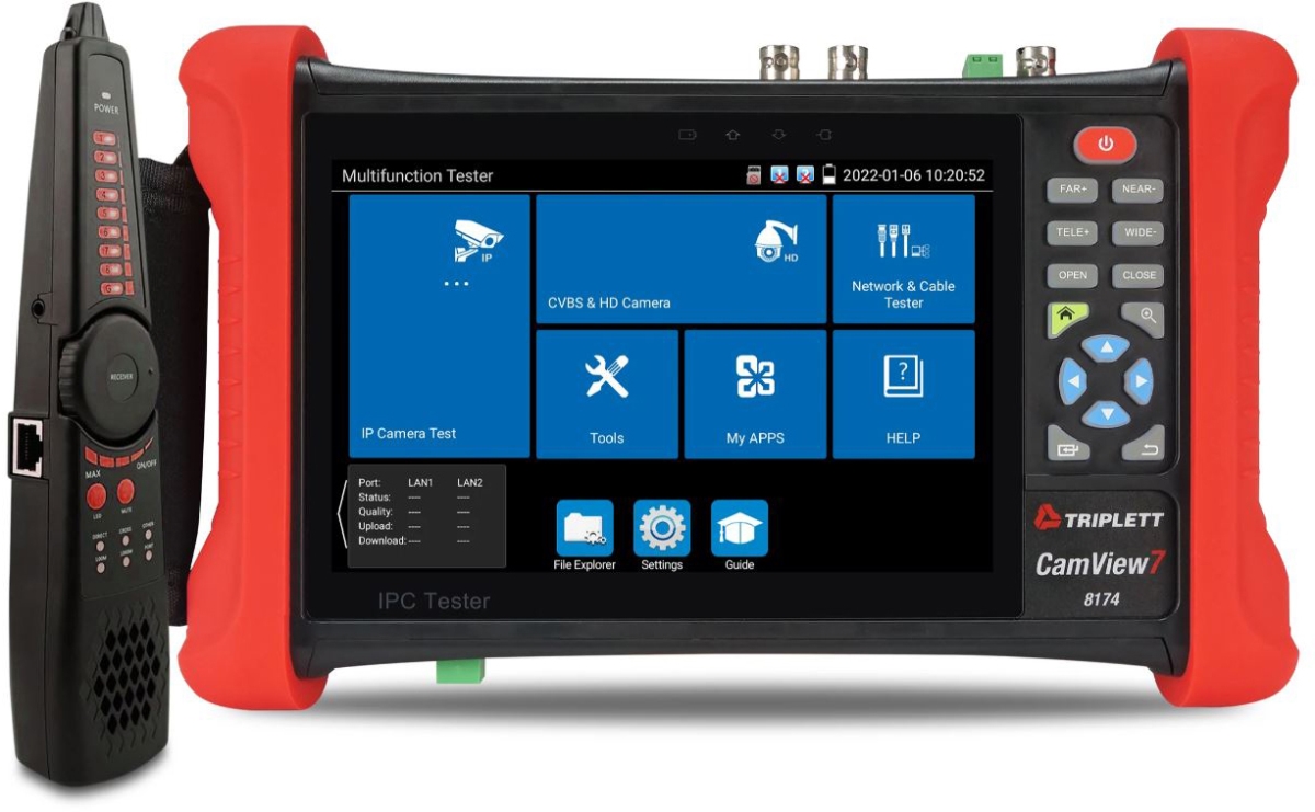 TRIPL-8174 CamView 7 Camera Tester with 2.4G Spectrum Analyzer