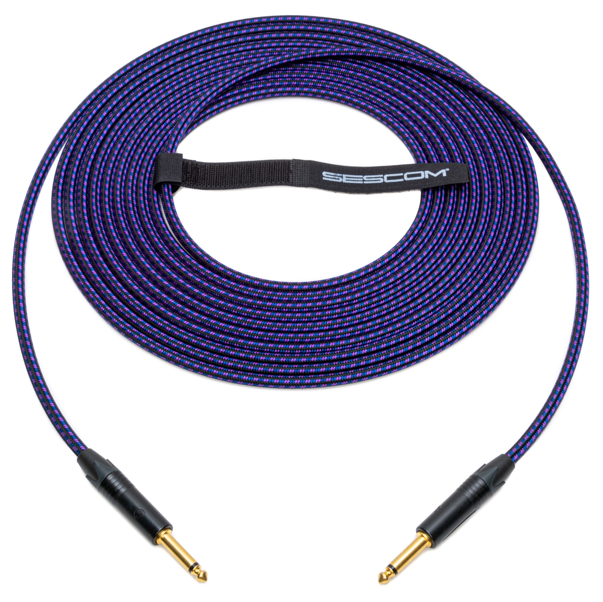 OBGCSS-035 35 ft. Overbraid Instrument Cable with Neutrik 0.25 Plug