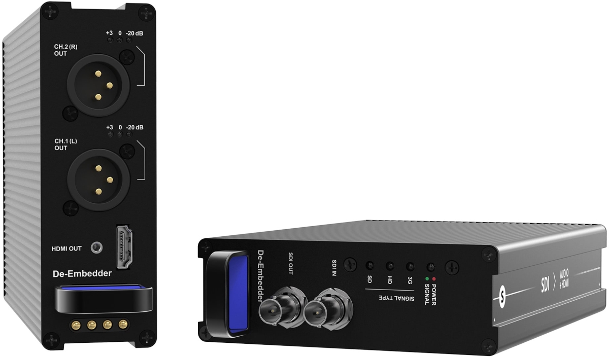Theatrixx Technologies TTX-XVVRMSDI2AUD Reversible Module with De-Embedder 3G-SDI to HDMI1.2 Audio