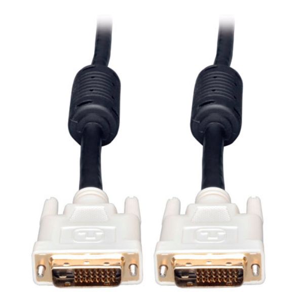 Tripp Lite TRL-P560-050 50 ft. DVI Dual Link TMDS Cable for Molded Shielded DVI-D M & M, Black