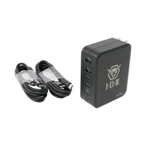 Picture of IDX IDX-UC-PD2 65W Pocket AC Adapter & Battery Charger with Two USB-A & Two USB-C