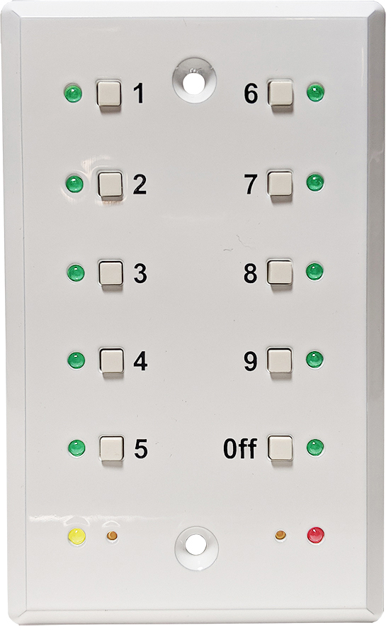 DFD-PRE10-A-WHT DMX512 Playback Device for Preset 10 Architectural, White