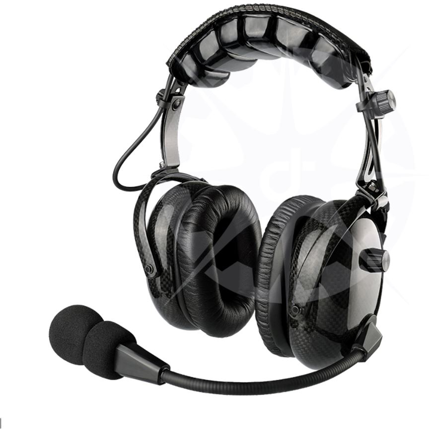 Picture of Dalcomm Tech DT-J3-SBJ-7 J3 Carbon Fiber Pro AV Headset with SBJ-7 3 Pin Male XLR with 1-4 in. Stereo Plug