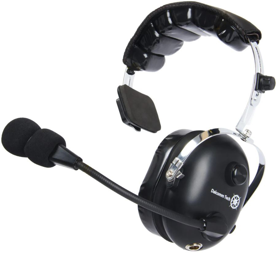 Picture of Dalcomm Tech DT-J8-DUAL-SBG-2 J8 Dual Pro AV Headset with Earbud & SBG-2 Motorola APX&#44; XPR & Screw